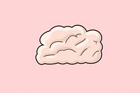 Brain cartoon person cloud. AI generated Image by rawpixel.