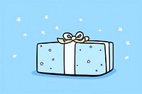 Gift cartoon line celebration. AI generated Image by rawpixel.