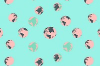 Earth globe pattern backgrounds cartoon. AI generated Image by rawpixel.