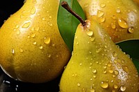 Pears food fruit plant. AI generated Image by rawpixel.