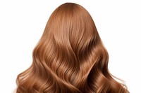 Healthy woman hair stock adult white background perfection. AI generated Image by rawpixel.