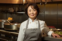 Korean woman chef restaurant adult. AI generated Image by rawpixel.