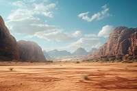 Landscape of sahara outdoors nature travel. AI generated Image by rawpixel.