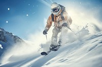 Male play ski sports snow snowboarding. AI generated Image by rawpixel.