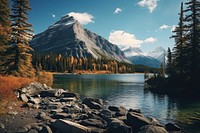 Voncouver canada landscape wilderness mountain. AI generated Image by rawpixel.