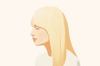 Blonde woman portrait adult photography. AI generated Image by rawpixel.