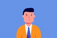 Man portrait cartoon adult. AI generated Image by rawpixel.