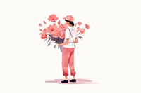 Florist standing flower plant. AI generated Image by rawpixel.