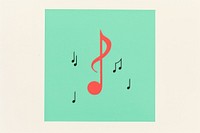 Music note text calligraphy creativity. AI generated Image by rawpixel.