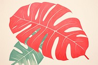 Tropical leaf plant art creativity. AI generated Image by rawpixel.