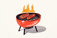 Barbeque dish grilling cooking food. AI generated Image by rawpixel.