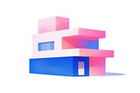 Abstract building white background architecture rectangle. AI generated Image by rawpixel.