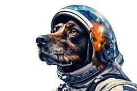 Dog Astronaut astronaut mammal animal. AI generated Image by rawpixel.