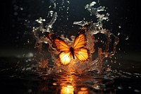 Butterfly effect outdoors animal insect. AI generated Image by rawpixel.