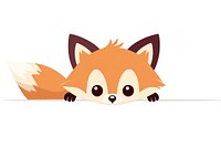 Fox cartoon animal mammal. AI generated Image by rawpixel.