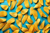Chips backgrounds pasta food. AI generated Image by rawpixel.
