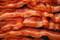 Thick bacon backgrounds pork meat. AI generated Image by rawpixel.