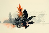 Plant art graphics leaf. AI generated Image by rawpixel.