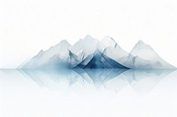Mountain nature snow ice. AI generated Image by rawpixel.