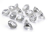 Diamons gemstone diamond jewelry. AI generated Image by rawpixel.