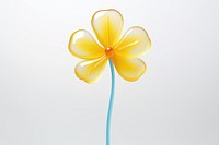 Simple flower with stem petal plant inflorescence. AI generated Image by rawpixel.