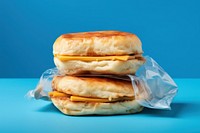 English Muffin Breakfast Sandwiches sandwich breakfast bread. AI generated Image by rawpixel.