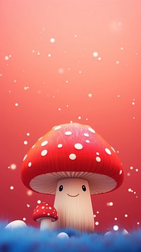 Mushroom cartoon nature fungus. AI generated Image by rawpixel.