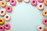 Delicious donuts sprinkles dessert circle. AI generated Image by rawpixel.