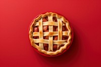 Apple pie dessert food red. AI generated Image by rawpixel.