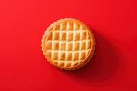 Biscuit food red red background. AI generated Image by rawpixel.