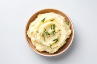 Delicious mashed potato plate food vegetable. AI generated Image by rawpixel.