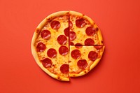 Pizza food red pepperoni. AI generated Image by rawpixel.