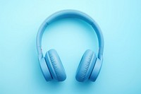 Headphone headphones headset blue. AI generated Image by rawpixel.