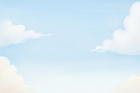 Painting of blue sky border backgrounds outdoors horizon. AI generated Image by rawpixel.