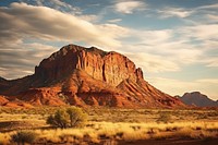 Arizona desert hills landscape outdoors nature. AI generated Image by rawpixel.