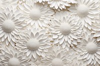 Sunflower white backgrounds pattern. AI generated Image by rawpixel.