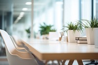 Modern Office Interior furniture office table. AI generated Image by rawpixel.