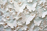 Butterflies white art backgrounds. AI generated Image by rawpixel.
