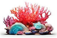 Coral reef aquarium nature fish. AI generated Image by rawpixel.