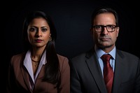 Indian business people portrait glasses office. AI generated Image by rawpixel.