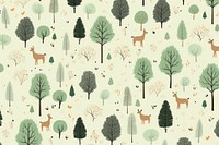 Forest pattern backgrounds wallpaper. AI generated Image by rawpixel.