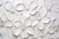 Flower white backgrounds pattern. AI generated Image by rawpixel.