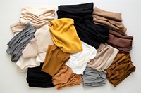 Cloth variation outerwear underwear. AI generated Image by rawpixel.