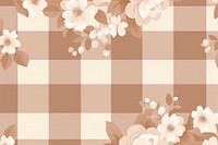 Gingham pattern flower backgrounds. AI generated Image by rawpixel.