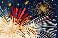Gold fireworks pattern backgrounds. AI generated Image by rawpixel.