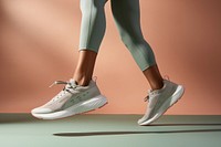Gym shoe footwear running shoe. AI generated Image by rawpixel.