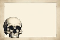 Skull frame document stained. AI generated Image by rawpixel.