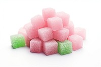 Sugar coated jellyy short style sugar confectionery candy. AI generated Image by rawpixel.