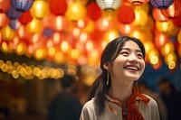 A Taiwanese woman celebration festival portrait. AI generated Image by rawpixel.