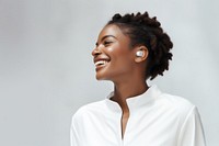 African american woman person adult smile. AI generated Image by rawpixel.